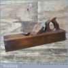 Vintage Carpenter’s 17” Skew Mouthed Beechwood Badger Plane - Lapped Flat