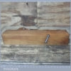 Vintage Carpenter’s 17” Skew Mouthed Beechwood Badger Plane - Lapped Flat
