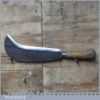 Scarce Vintage Elwell Billhook Broad Arrow 1940 - Sharpened Honed