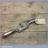 Vintage Early Edward Nickel Plated Preston Spokeshave - Old Woodworking Tool
