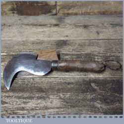 Rare Miniature 4 ½” Long Double Edged French Billhook - Sharpened Honed