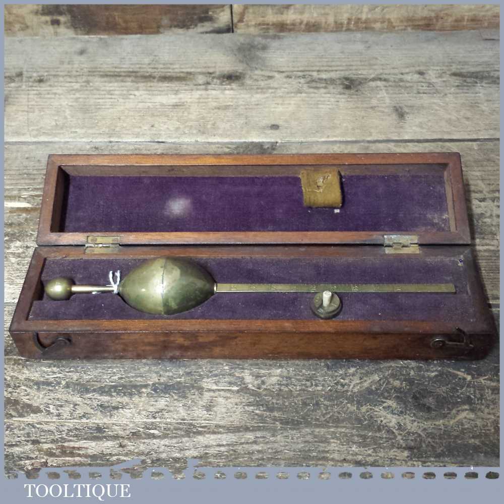 Antique Boxed Sikes Proof Testing Hydrometer Loftus 146 Oxford St