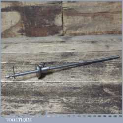 Unusual Vintage Precision Cast Steel Marking Gauge - Good Condition