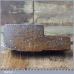 Antique No: 14 Griffiths Norwich 5/8” Hollowing Beechwood Moulding Plane