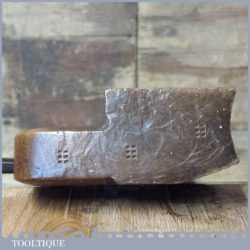 Antique R Nelson 13/16” Rounding Beechwood Moulding Plane