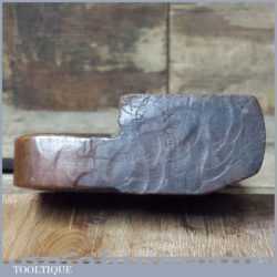Antique John Moseley & Son 1/4” Hollowing Beechwood Moulding Plane