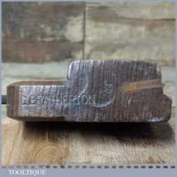 Antique W Greenslade Of Bristol 1/4” Beading Beechwood Moulding Plane