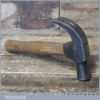 Vintage Carpenters Cast Steel Claw Hammer - Good Condition