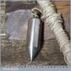 Vintage Nickel Plated Cast Steel Plumb Bob - Good Condition