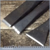 Old Vintage Set 6 Stone Mason’s Or Sculpture’s Chisels - Good Condition