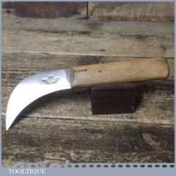 Vintage W Marples Cobblers Leatherworking Butt Knife - Good Condition