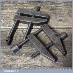 Vintage Engineering 2 Tool Maker’s Clamps Broad Arrow 1955 - Good Condition