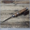 Vintage F Woodcock Carpenter’s 5/32” Cast Steel Sash Mortice Chisel