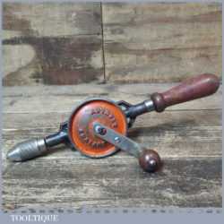 Vintage Stanley No: 803 Double Pinion Egg Beater Hand Drill