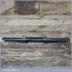 Antique Rosewood Spokeshave Brass Sole And Adjuster Screws