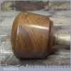 Handmade Wood Turned Old Lignum Mallet Ash Handle Ebony Wedge