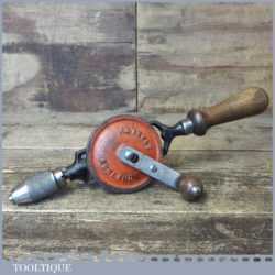 Vintage Stanley No: 805 Single Pinion Egg Beater Hand Drill