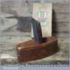 Vintage Boxed W Marples Carpenter’s Beechwood Toothing Plane Original