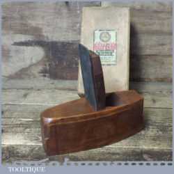 Vintage Boxed W Marples Carpenter’s Beechwood Toothing Plane Original