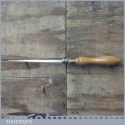 Vintage Beechwood Brass Pad Saw 8 TPI - Good Sharp Saw Blade