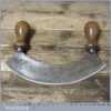 Antique Kitchenalia Chef’s 10” Rounded Mezzaluna Cutter - Good Condition