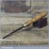 Vintage W Marples Carpenter’s 1/8” Cast Steel Sash Mortice Chisel - Sharpened