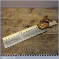 Vintage Frost of Norwich 14” Brass Back Bench Saw