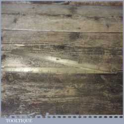 Vintage Rabone Chesterman No: 127-8206 Folding 24” Brass Ruler - Good Condition