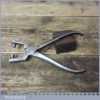 Vintage Leatherworking Box Jointed Eyelet Closing Pliers - Good Condition