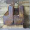 Antique Pair No: 18 E Blaby 1 ⅛” Hollow & Round Beechwood Moulding Planes