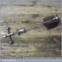 Vintage Hobbies Steel Brass Jewellers Counterweighted Archimedes Hand Drill