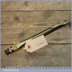 Beautiful Antique Ebony and Brass Folding Extendable Foot Rule