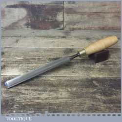 Vintage John Bull Pattern Makers 1” Firmer Gouge Paring Chisel - Sharpened Honed