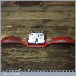 Vintage Record No: A151 Adjustable Curved Sole Metal Spokeshave - Fully Refurbished