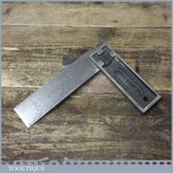 Vintage Stanley USA 5” Cast Steel Calibrated Carpenters Try Square