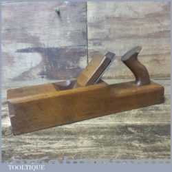 Vintage C Nurse Carpenter’s Beechwood Technical Jack Plane - Lapped Flat