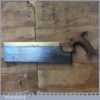 Vintage Robert Sorby Kangaroo 12” Brass Back Tenon Saw 11 ½” TPI - Sharpened