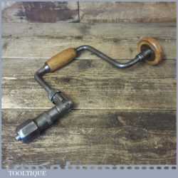 Vintage Stanley No: 144 Carpenter’s Ratchet Brace 10” Swing - Refurbished