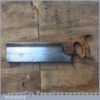 Early Vintage R Groves 12” Brass Back Tenon Saw 11” TPI - Sharpened Refurbished