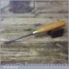 Vintage No: 43 Herring Bros 1/4” Spoon Bit Wood Carving V Parting Chisel