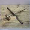 Rare 19th Century Rosewood Handled Archimedes Pump Bow Drill With Brass Counterweight