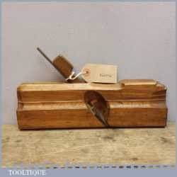 Antique Unusual Continental Half Round Moulding Plane