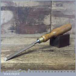 Vintage W Marples & Sons Carpenter’s 1/2” Bevel Edge Chisel - Sharpened Honed