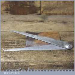 Vintage L S Starrett Co USA 8 ½” Steel Dividers - Good Condition