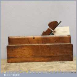 Vintage Beech Counter Check Plane by Watson - Old Woodoworking Tool