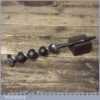 Vintage Wm Ridgeway 1 ¼” Screw Auger Bit - Sharpened Ready To Use