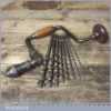 Vintage Stanley Ratchet Brace 10” Swing Plus Set 8 No: Bits 1/4” – 7/8”