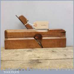 Unusual Continental Hollow Moulding Plane Marked L.T Louis Thuilot – Anholt 1836