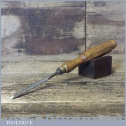 Vintage Hearnshaw Bros Carpenter’s 1/4” Bevel Edge Chisel - Sharpened Honed