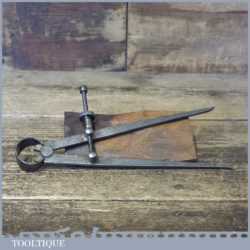 Vintage Moore & Wright 7” Spring Caliper Inside Dividers - Good Condition